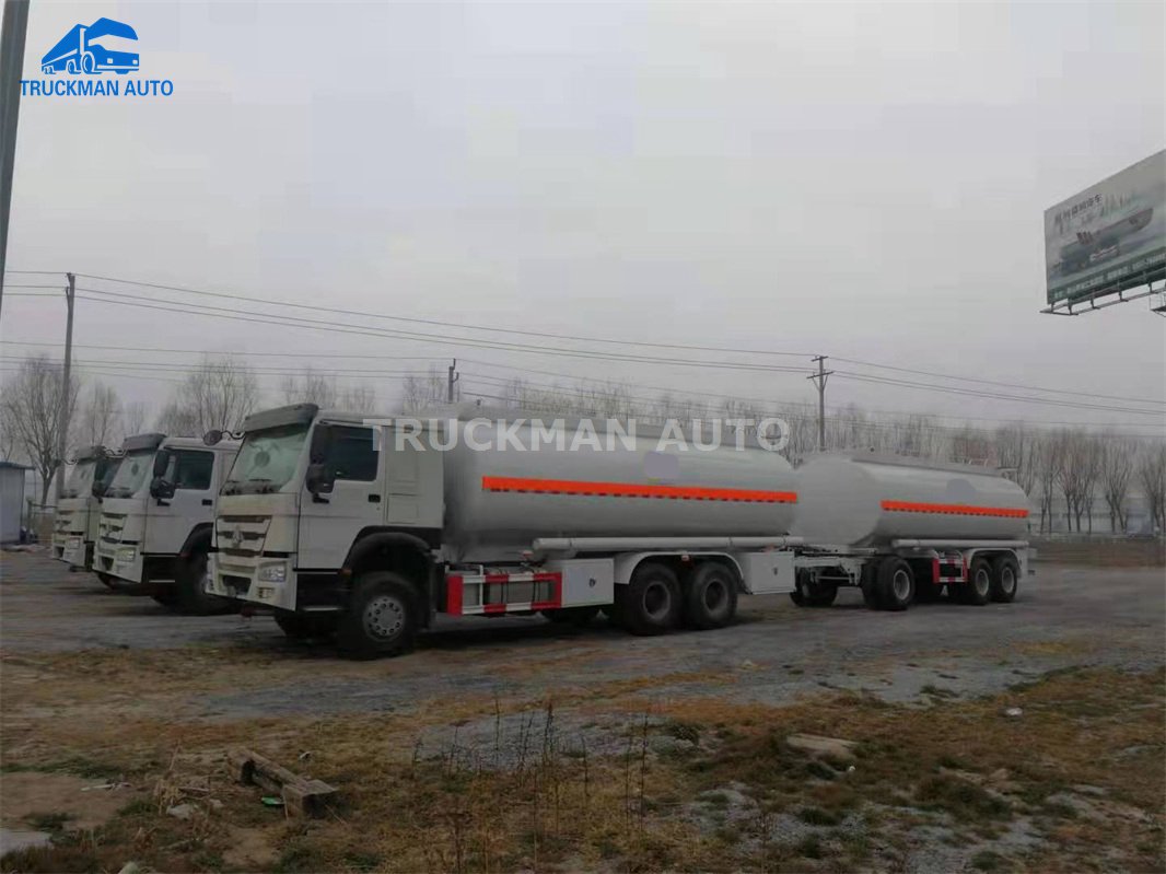 10 Units 25000 Liter Fuel Tank Truck and Trailer To Ethiopia