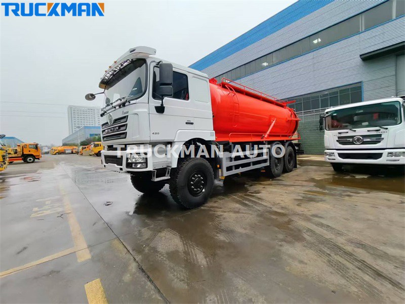 SHACMAN F3000 sewage suction truck