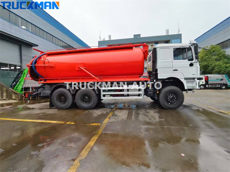 SHACMAN F3000 sewage suction truck