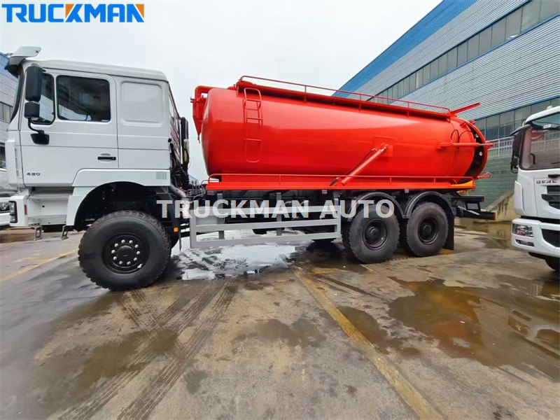 SHACMAN F3000 sewage suction truck