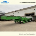 12 Tire 60 Ton Low Bed Trailer For Zambia