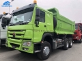 25 Tons 10 Wheel SINOTRUK HOWO 371HP Tipper Truck For Liberia With Top Light