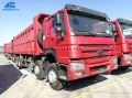 SINOTRUK HOWO 12 Wheel Dump Truck With 371HP Engine For Congo