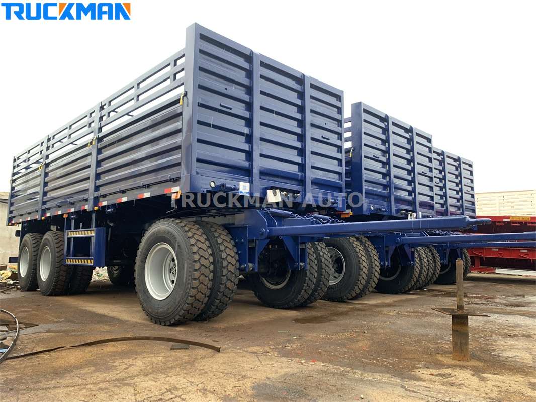 Draw bar fence cargo trailer