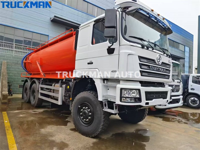 SHACMAN F3000 6x6 18m3 Sewage Suction Truck For Rwanda