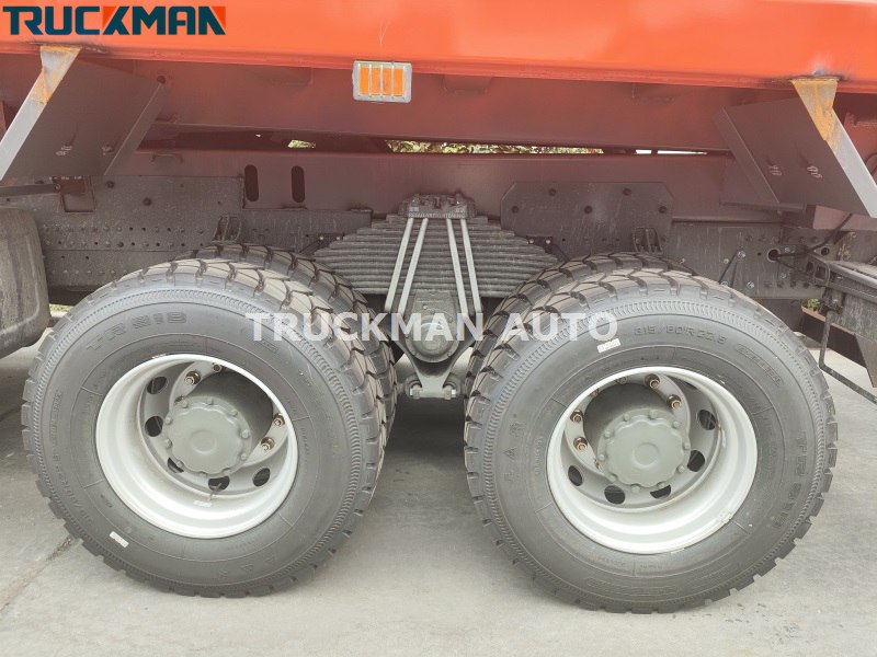 tipper truck with crane