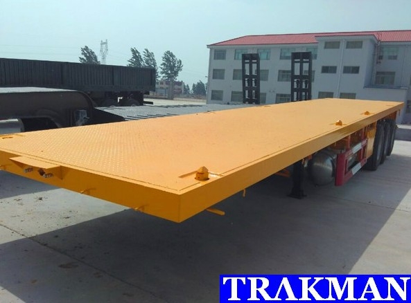 TRΛKMAN Brand Flatbed Container Semi Trailer