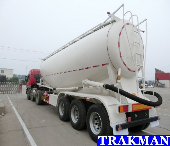 TRΛKMAN Brand Compressor Bulk Cement Tank Trailer