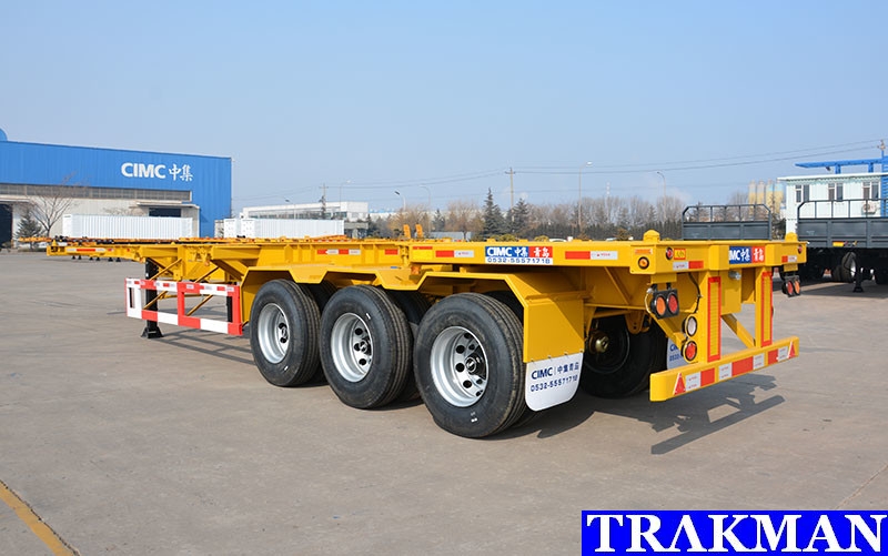 TRΛKMAN Brand Flatbed Container Semi Trailer