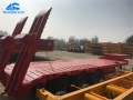 3 Axle 50 Tons Low Bed Trailer With 12.00R20 Tire