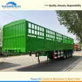 Durable 4 Axles 80 Tons Fence Semi Trailer For Daily Necessities Transportation