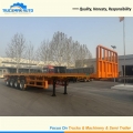 Heavy Duty 4 Axles 60 Tons Flatbed Semi Trailer For Transportation of Industrial Equipment