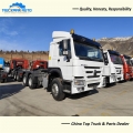 10 Wheels HOWO 6X4 400HP Trailer Truck For Cross Border Transport