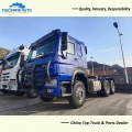 10 Tires SINO TRUCK HOWO 6X6 400HP Tractor Truck With Strong Bumper 