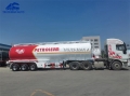 45000 Liter Fuel Tank Semi Trailer For Ghana