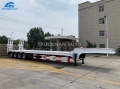 4 Axle 80 Tons Low Flatbed Semi Trailer