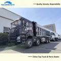 8x4 FAW JH6 420HP 50 Tons Dumper Truck For Tanzania