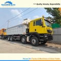 Brand New SINOTRUK HOWO TX 400HP 12 Wheels Tipping Truck With Tarpaulin Cover