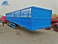 60 Tons Bulk Cargo Trailer With Fence For Grain Transport