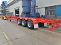 40 Tons 3 Axle Container Trailer For 20FT Container Transport